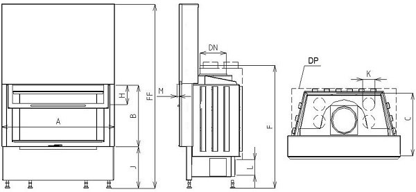 KOBOK WKŁAD KOMINKOWY HORIZONTAL VD GILOTYNA 850/510 SM KOBOK WKŁAD KOMINKOWY HORIZONTAL VD GILOTYNA 850/510 SM