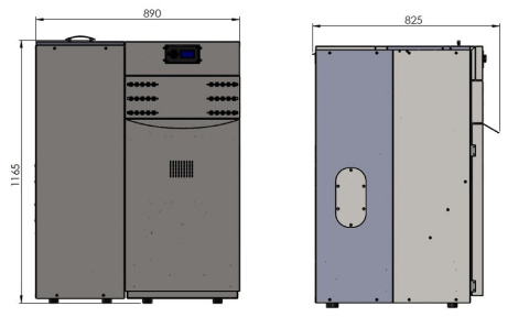 KOZLUSAN KOCIOŁ LIDIA COMPACT 5 -15 KW + 150 KG KOZLUSAN KOCIOŁ LIDIA COMPACT 5 -15 KW + 150 KG