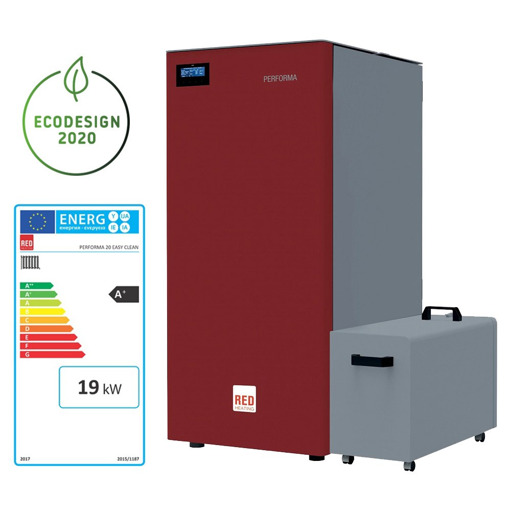 RED KOCIOŁ NA PELET PERFORMA 20 EASYCLEAN+ RED KOCIOŁ NA PELET PERFORMA 20 EASYCLEAN+