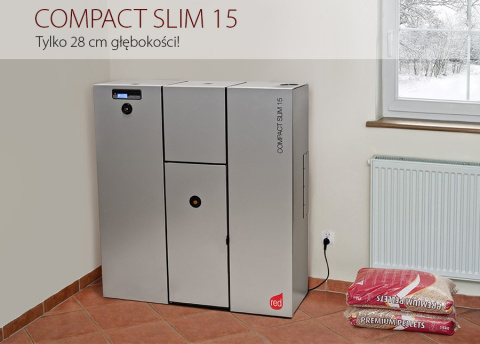 RED KOCIOŁ NA PELET COMPACT 15 SLIM RED KOCIOŁ NA PELET COMPACT 15 SLIM