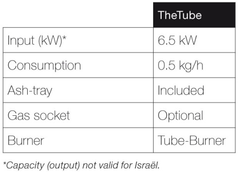 FABER KOMINEK GAZOWY THE TUBE FABER KOMINEK GAZOWY THE TUBE