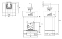 SERGIO LEONI PIEC KAFLOWY GIGLIO 14,4 KW