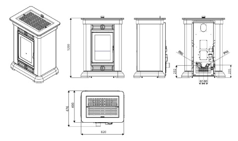SERGIO LEONI PIEC KAFLOWY SISSY NATURAL 8,0 KW SERGIO LEONI PIEC KAFLOWY SISSY NATURAL 8,0 KW