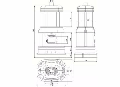SERGIO LEONI PIEC KAFLOWY VIENNESE Z AKUMUKACJĄ 14,9 KW SERGIO LEONI PIEC KAFLOWY VIENNESE Z AKUMUKACJĄ 14,9 KW