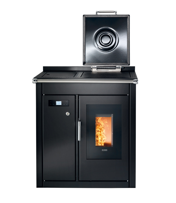 Kuchnia z płaszczem na pellet Klover Smart 80 BT