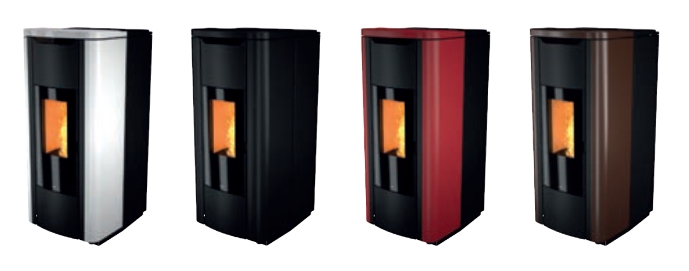 Piec na pellet Nobis H25 Shape Steel