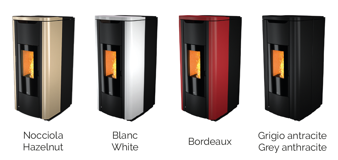 Piec na pellet Nobis H20 Shape Steel
